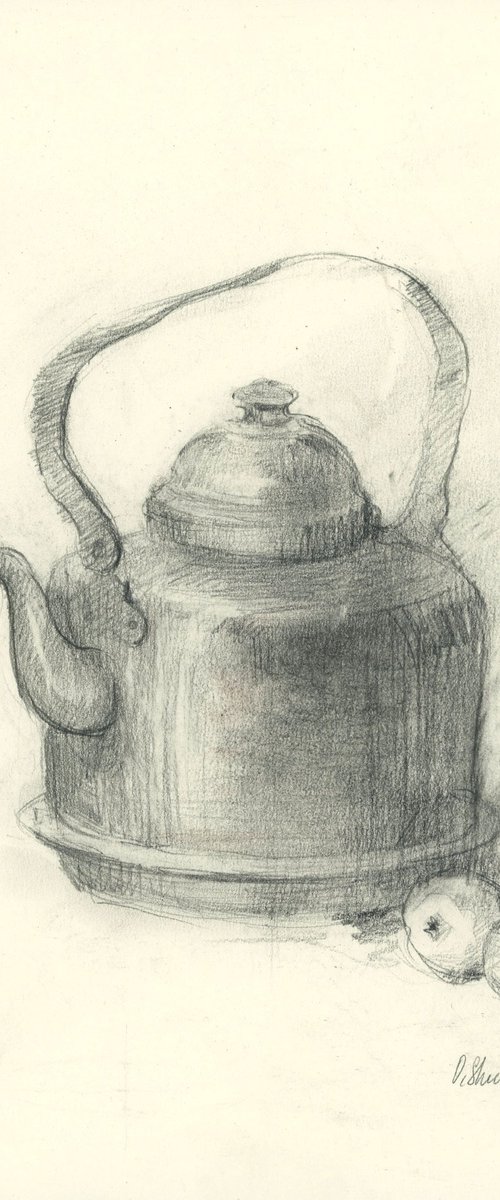 Antique teapot by Oksana Shulga