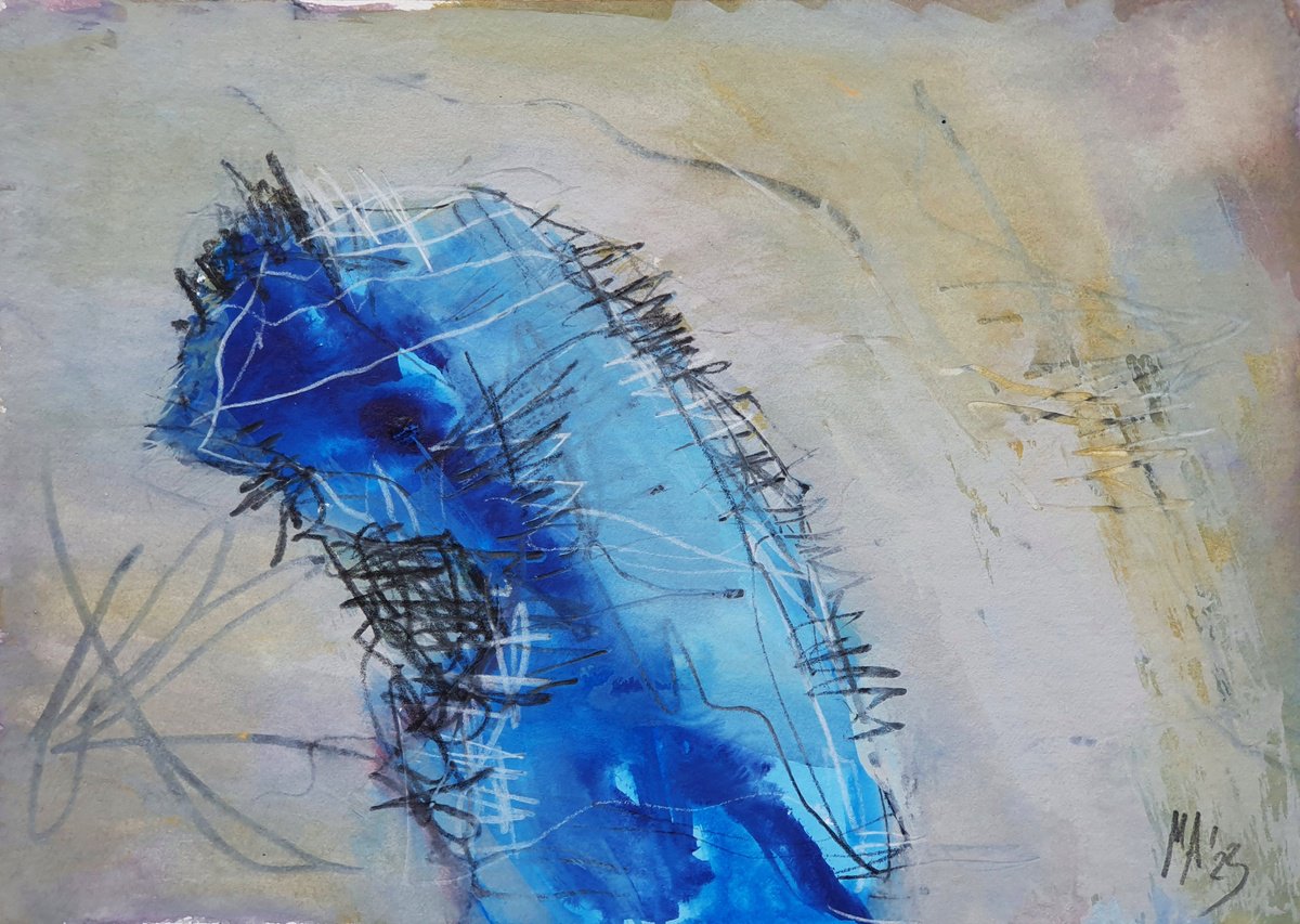 Blue Shape by Michael Arndt