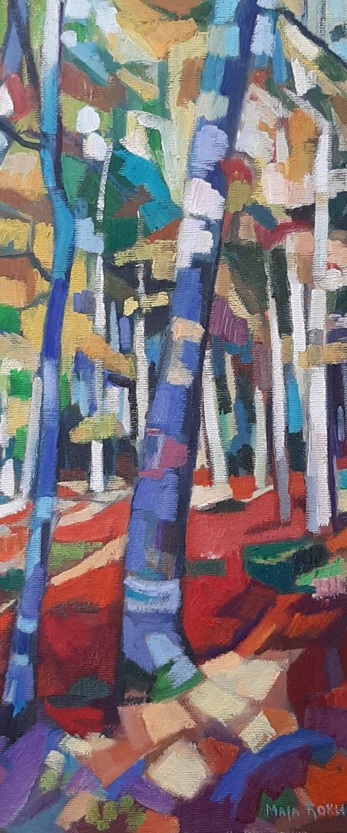 Autumn in the woods by Maja Đokić Mihajlović