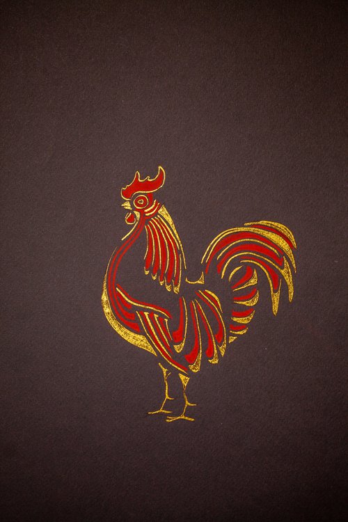 "Red rooster" by Fefa Koroleva