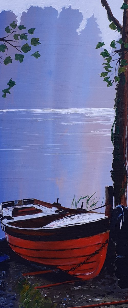Red Boat by Cathal Gallagher