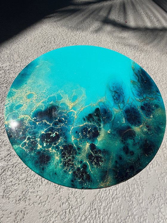 Golden Halo, Blue Depth #4