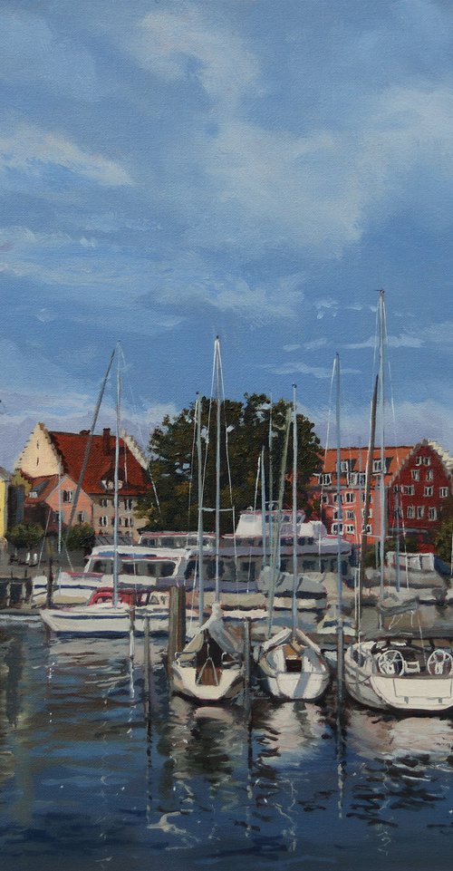 Lindau Harbour by Tom Clay