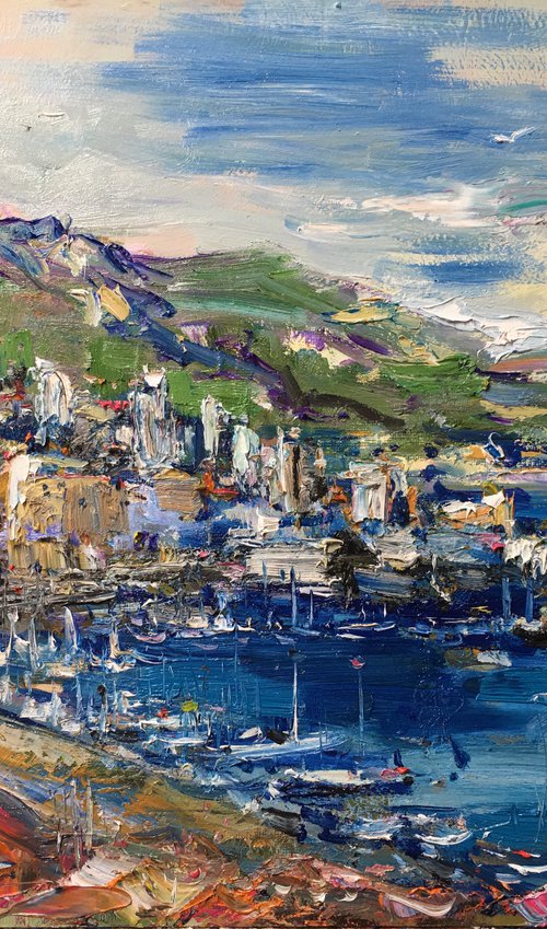 Montecarlo Monaco , oil painting already framed by Altin Furxhi