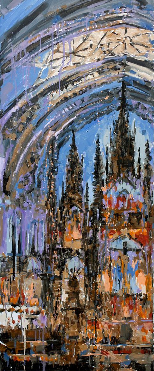 interior of Notre Dame de Paris by Alexandr Klemens