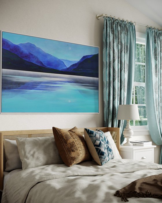 "Moonlight on Lake Millstatt"