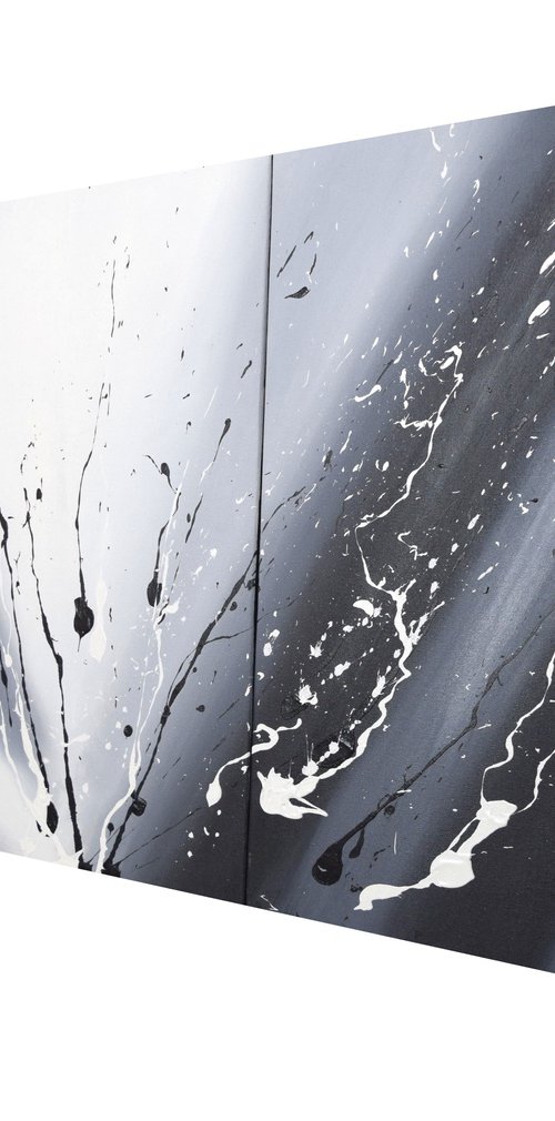 Cool Blue abstract painting by Stuart Wright
