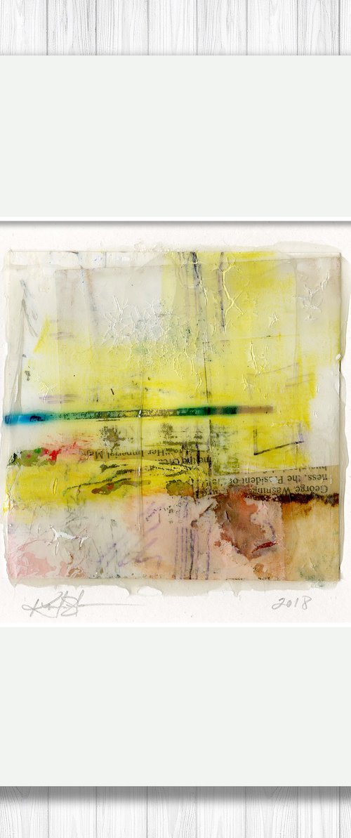 Mixed Media Abstract 3 by Kathy Morton Stanion