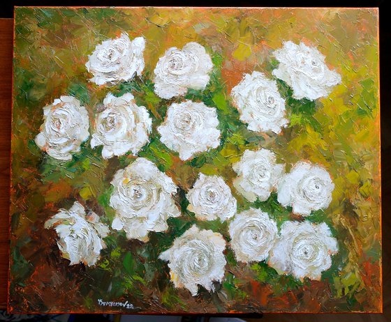 Wild White Roses