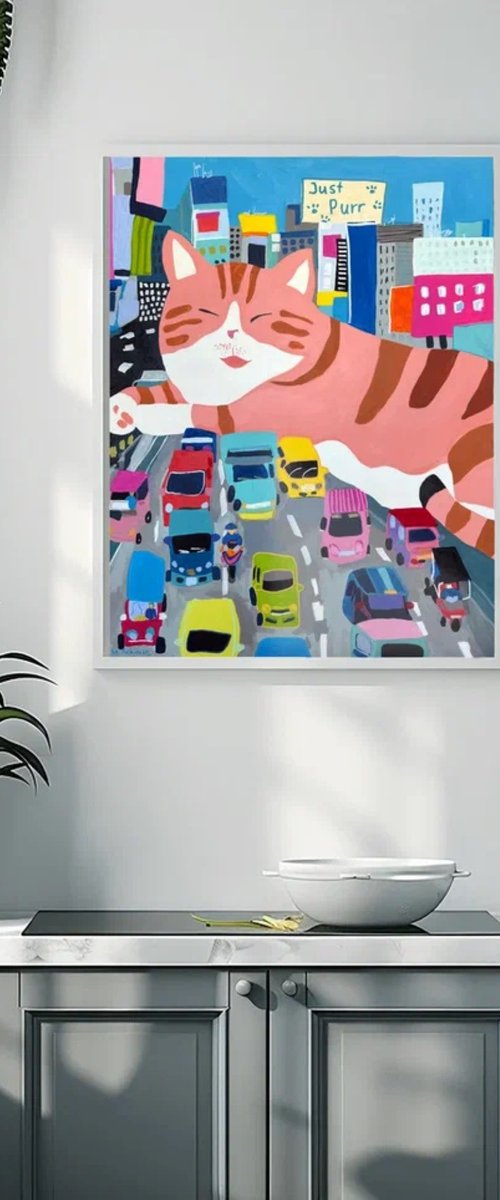 The Day Bangkok Stopped for a Giant Cat by Sasha Robinson