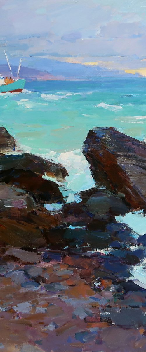 On the Black Sea coast by Aleksandr  Kryushyn