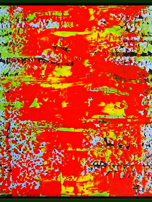 UNPREDICTABLE,  RICHTER MODE, XL,  framed by Tomaž Gorjanc - Tomo