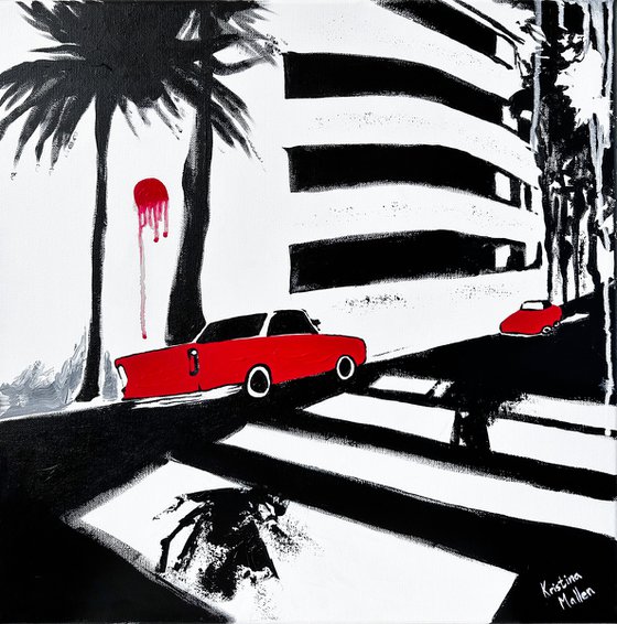 Melting Sun on Sunset Boulevard