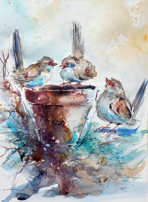 Three birds by Kovács Anna Brigitta