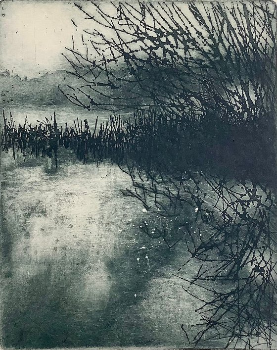 Winter pond