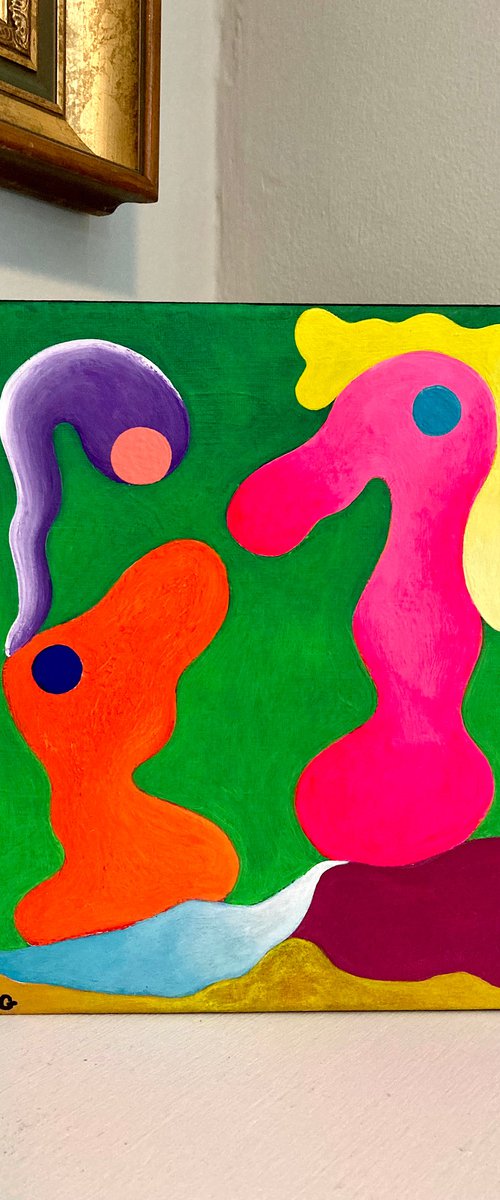 2 Blobs Enter, 1 Blob Leaves by Daniel Goodman