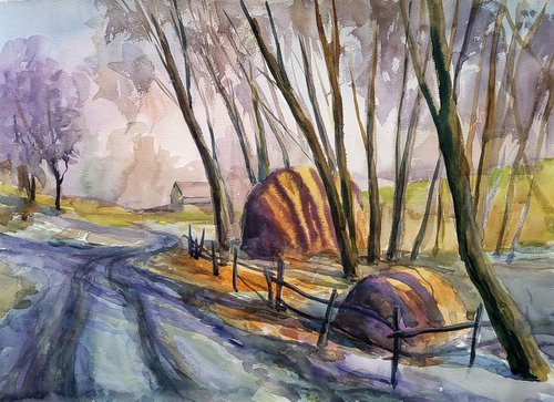 A heap by the road by Boris Serdyuk
