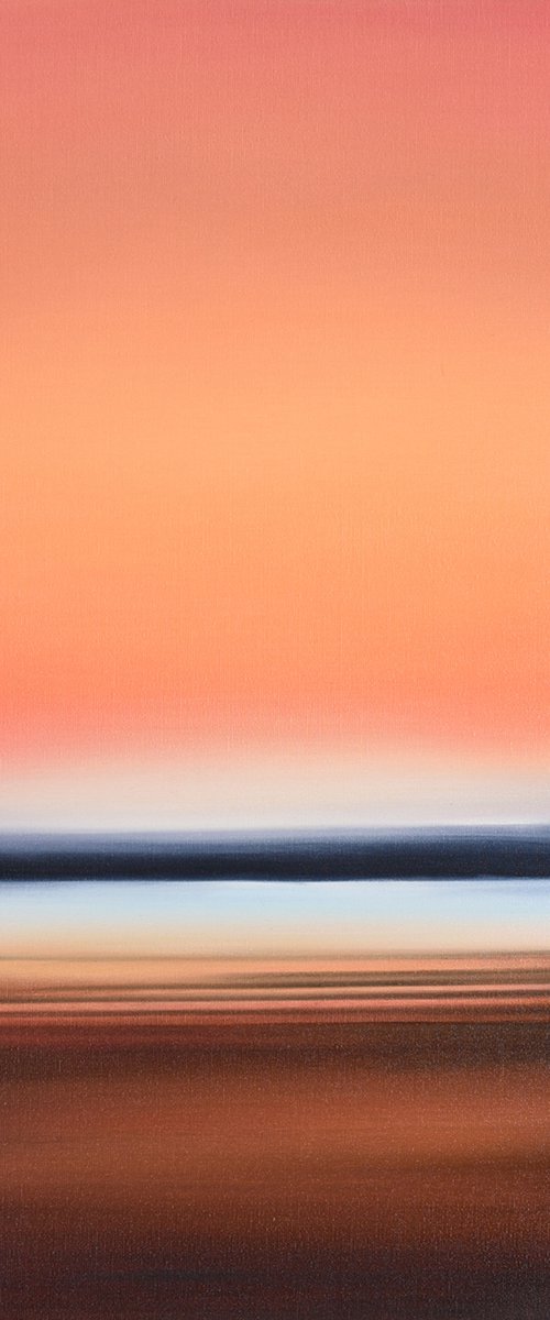 Sky Glow - Abstract Seascape by Suzanne Vaughan