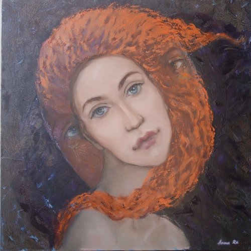 Girl with red hair by Anna Rogova
