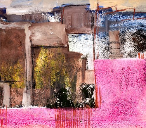 Pink Wall by Elizabeth Anne Fox
