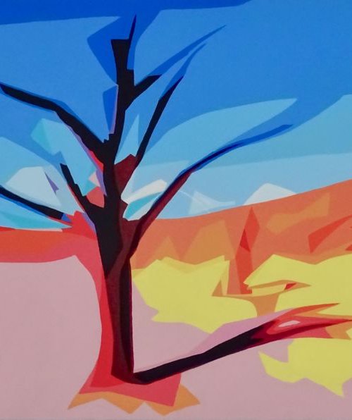 Tree (121 x 61 cm) by Penny Burton