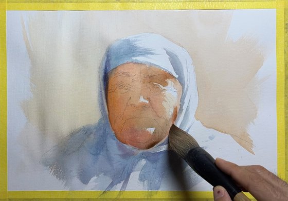 "Whispers of Time: The Central Asian Mother"