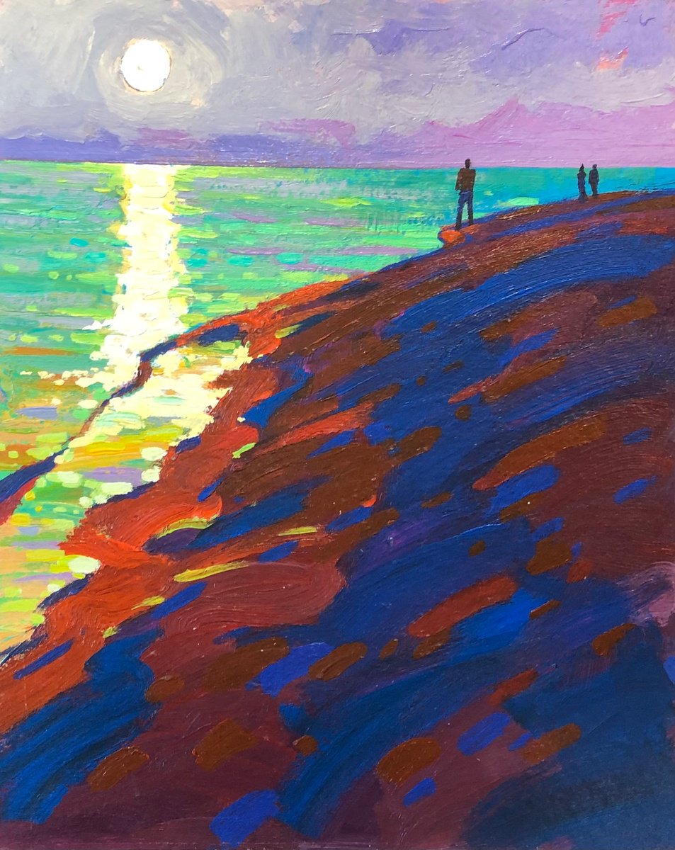 Sunset By Sergey Kachin, 16 X 20, Artwork For Sale On Artfinder