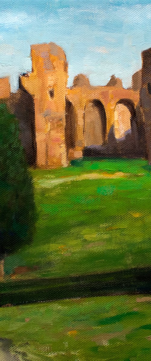 Baths of Caracalla Italy Rome by Gav Banns