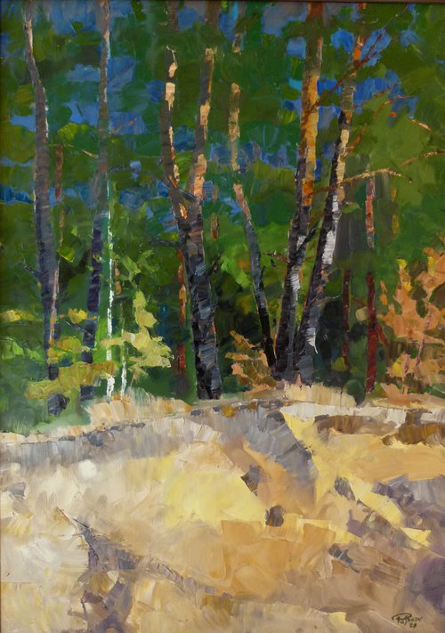 Pine trees by Yuryy Pashkov