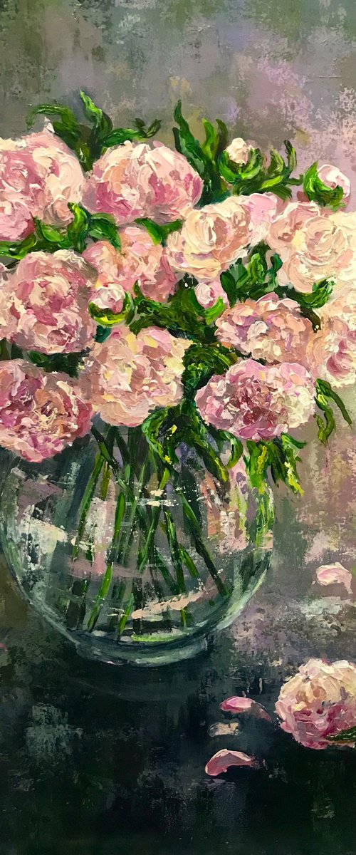 Pink Peonies by Colette Baumback