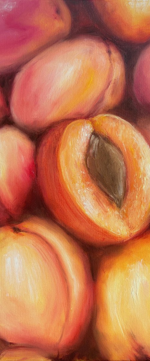 Sweet Peaches, 50 х 60 cm, oil on canvas by Marina Zotova