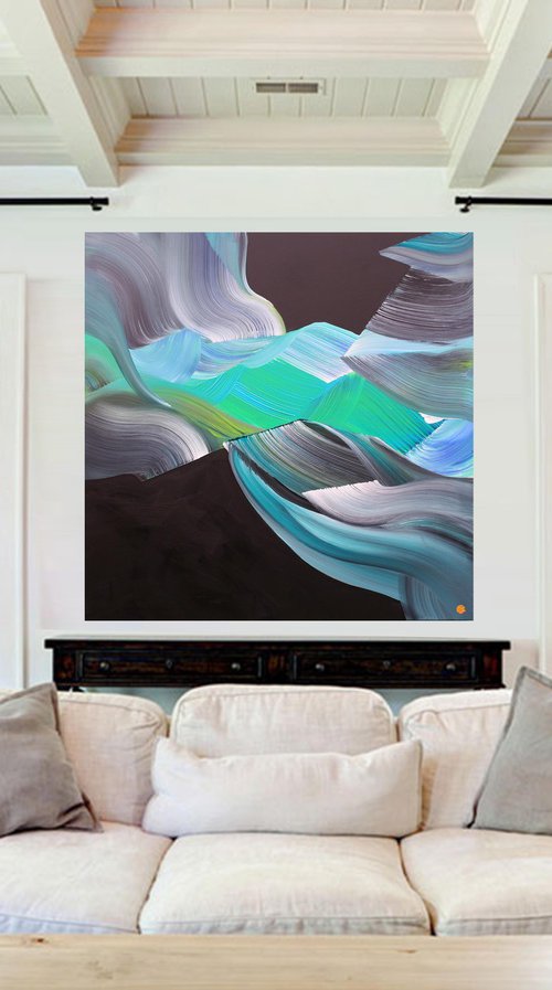 SEA COAST WAVES by Susan Wooler