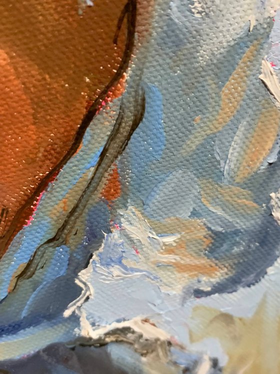 Quiet Contemplation. Woman.