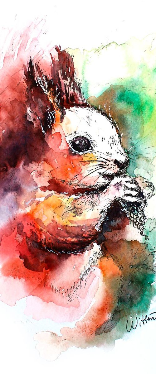 Squirrel by Svetlana Vitman