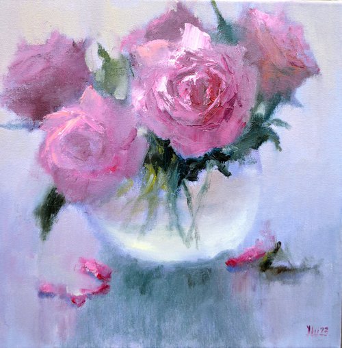 Pink bouquet by Elena Lukina
