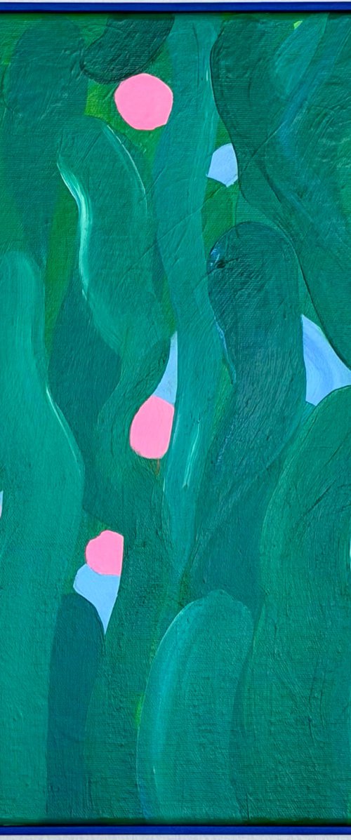 Counting Stars. 41x41 cm by Olya Tsikhanchuk