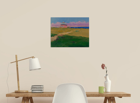 Pink House on the Beach