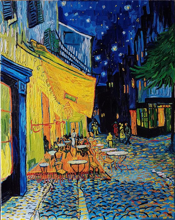 Café Terrace at Night - Van Gogh hommage