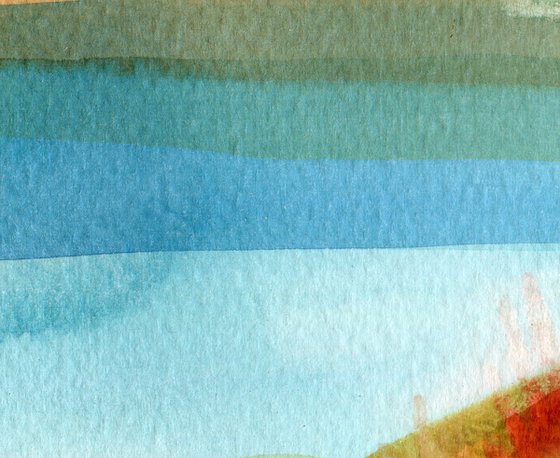 Lake with Hill