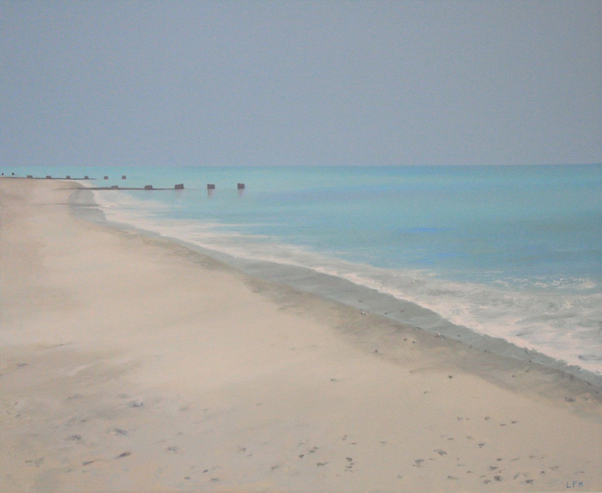 Sandy Beach by Linda Monk