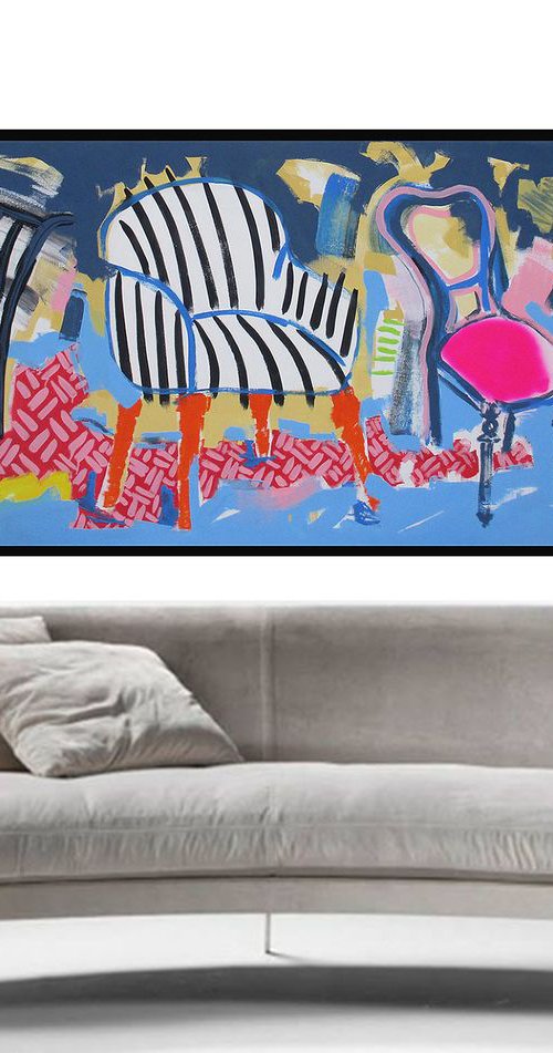 Chairs 180 X 70 CM / 70,86 х 27,55 inch by V. Lishko