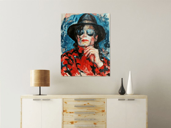 Portrait of Michael Jackson