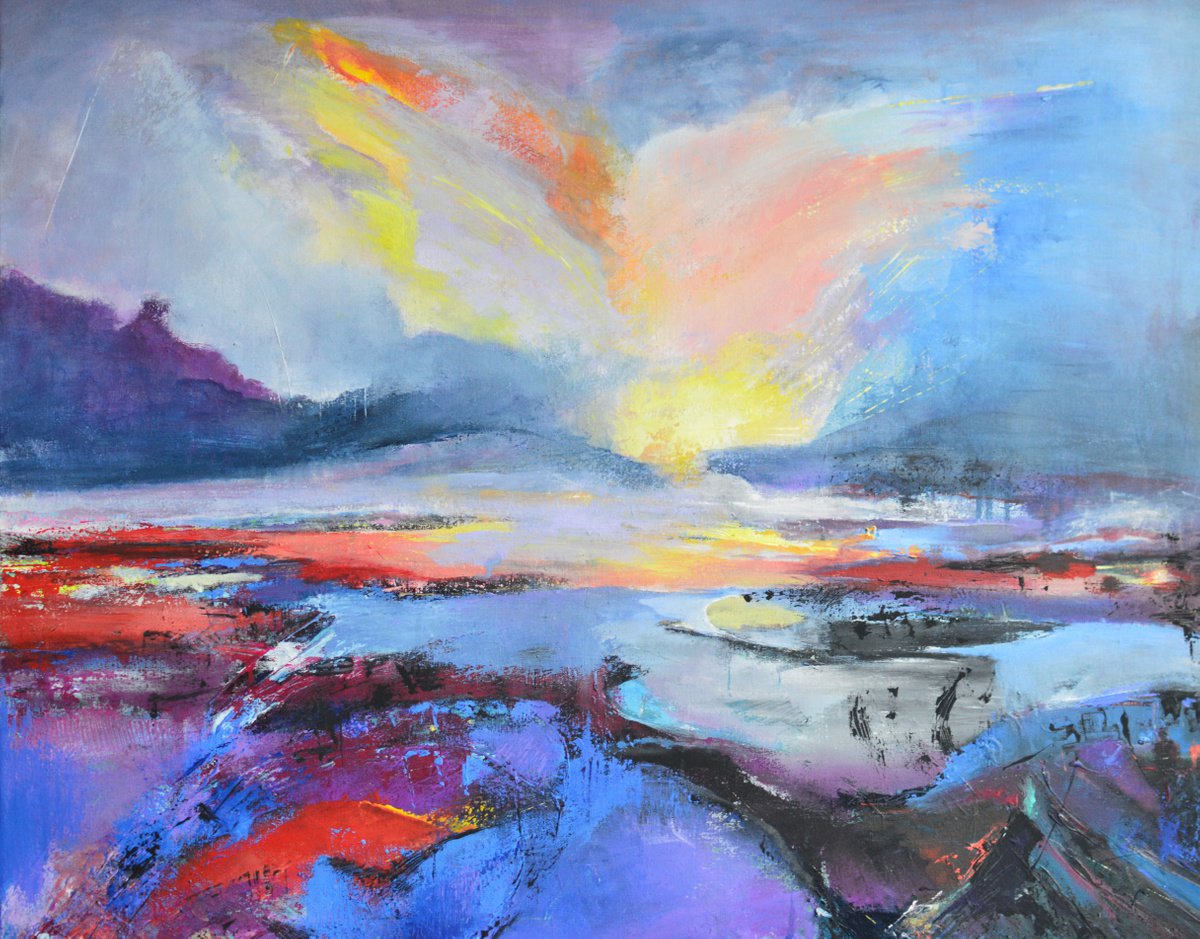 Abstract landscape by Viktorija Rutskaja
