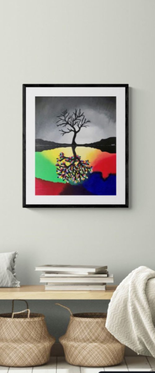 Upside down tree. by Lucyanne Terni
