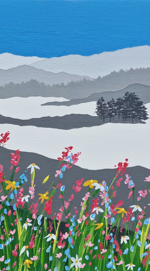 Summer at Tarn Hows, The Lake District by Sam Martin