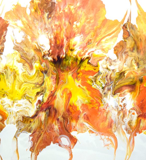 Autumn Melody - Extra Large Abstract Painting