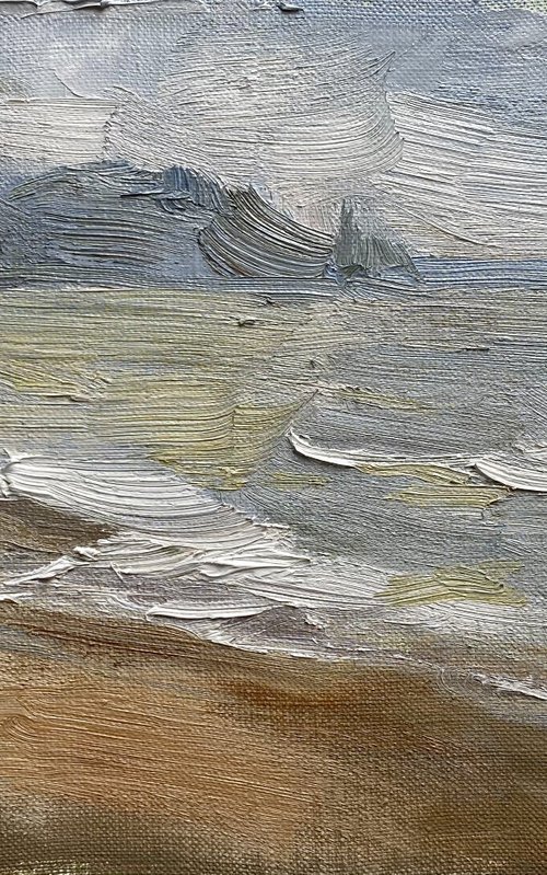 Stormy sea by Nataliia Nosyk