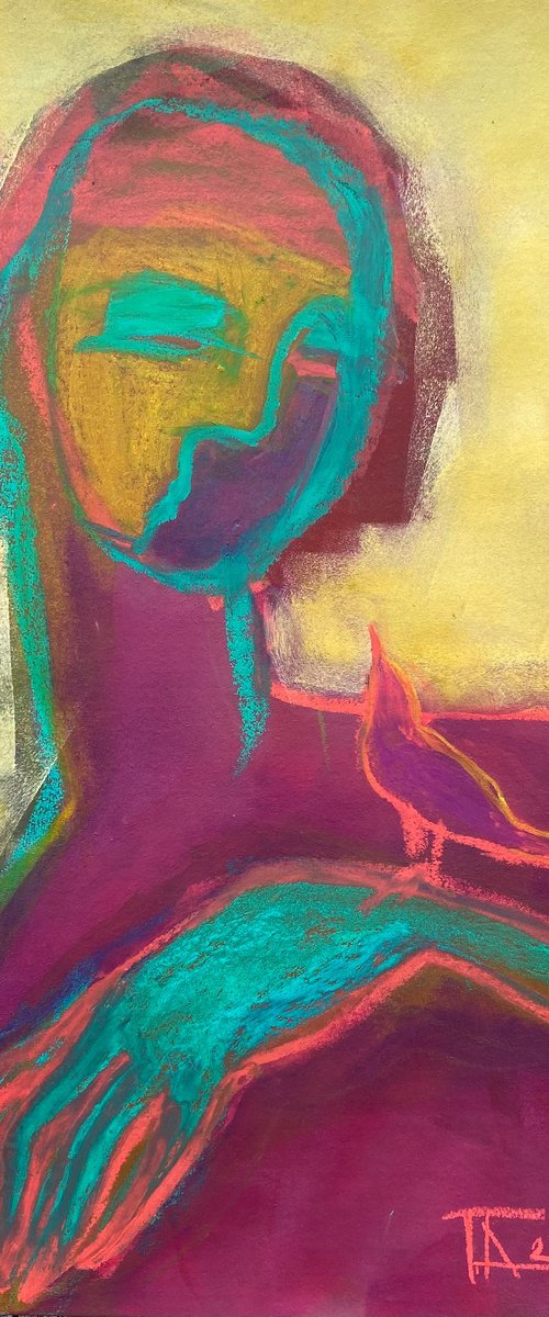 Winter morning. by Tatjana Auschew