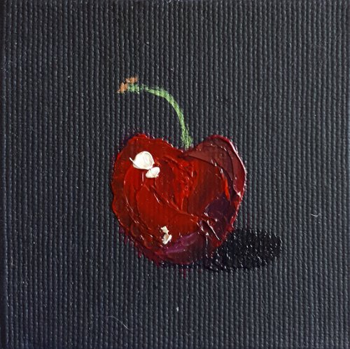 Cherry II... /  ORIGINAL OIL PAINTING by Salana Art Gallery