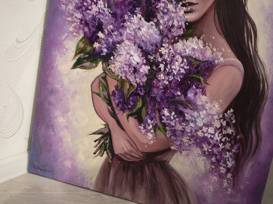 Lilac tenderness | 60*80 cm
